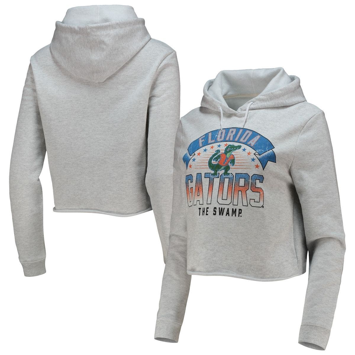 Fox and Flowers Women Cropped Hoodie for Sports Gym Office School for Sports Gym Office School 
